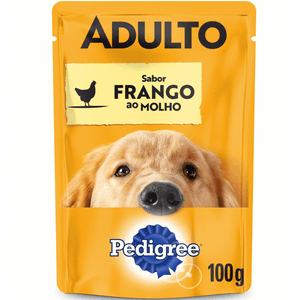 Ração Para Cães Adultos Pedigree Frango Ao Molho Sachê 100g