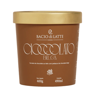 Sorvete Bacio Di Latte Cioccolato Belga 490ml