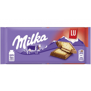 Chocolate Alemão Milka 87g Lu Sandwich Ao Leite