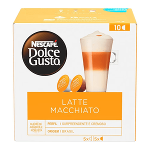 Cafe Com Leite Em Capsula Latte Macchiato Nescafe Dolce Gusto 112,5g 10 Un