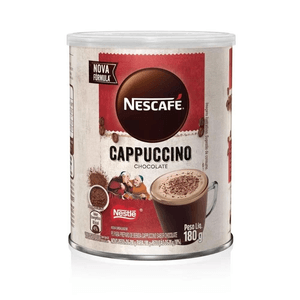 Café Solúvel Nescafé Cappuccino Dois Frades Lata 180g