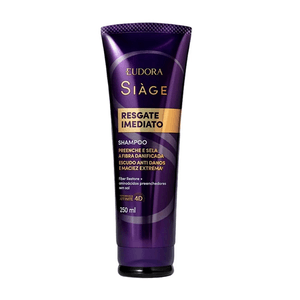 Shampoo Eudora Siage Resgate Imediato Bisnaga 250ml