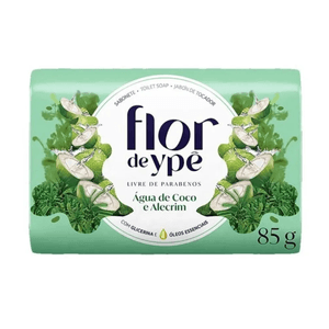 Sabonete Barra Agua De Coco E Alecrim Flor De Ypê Envoltorio 85g