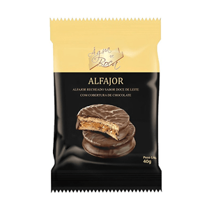 Alfajor 40g Nutela Agua Na Boca 18un Chocolate