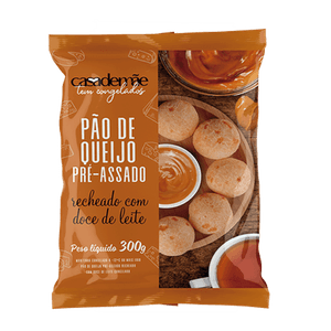 Pão De Queijo Casa De Mãe Para Assar Recheado Doce De Leite 300g