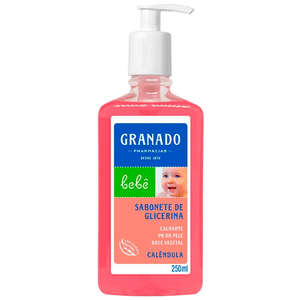 Sabonete Líquido De Glicerina Calêndula Granado Bebê Frasco 250ml