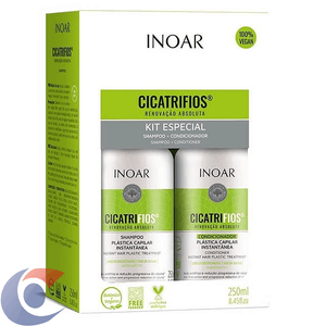 Kit Shampoo + Condicionador Cicatrifios Inoar 500ml