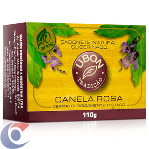 Sabonete Glicerinado Ubon Canela Rosa 110g