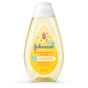 Sabonete Liquido Infantil Johnsons Baby 200ml Camomila