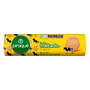 Biscoito De Leite Maltado Piraque Original 132g