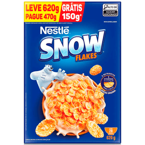 Cereal Matinal Snow Flakes Caixa Leve 620g Pague 470g