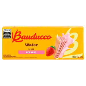 Wafer Bauducco Morango 92g