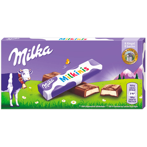 Chocolate Milka Milkinis Stick Ao Leite Recheio De Leite 87,5g
