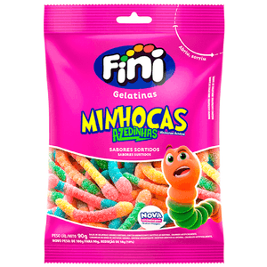 Bala Fini 90g Minhoca Citr