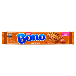 Biscoito Recheio Doce De Leite Bono Pacote 90g