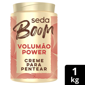 Creme Para Pentear Seda Boom Volumão Power 1 Kg