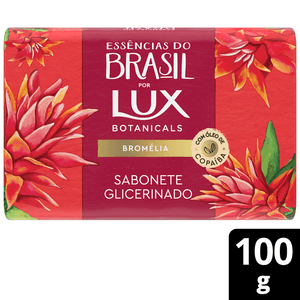 Sabonete Em Barra Lux Botanicals Essências Do Brasil Bromélia 100g