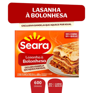 Lasanha Seara Bolonhesa 600g