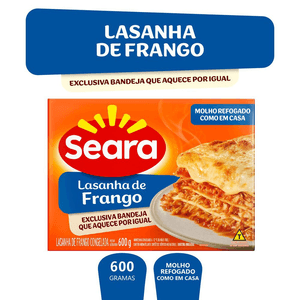 Lasanha De Frango Seara 600g
