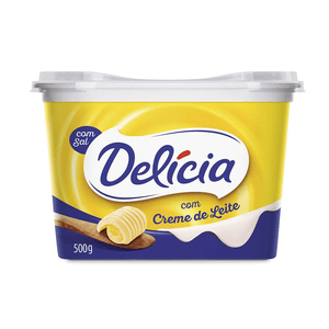 Margarina Vegetal Delícia Com Sal 500g