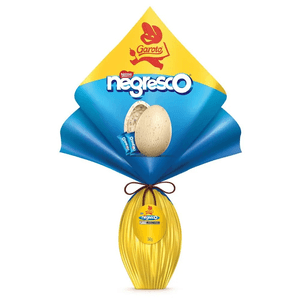 Ovo Pascoa Garoto 240g Negresco Branco