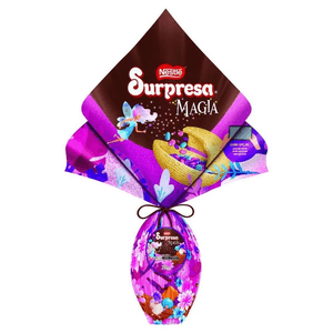 Ovo Pascoa Garoto 210g Magia Surpresa Branco Morango
