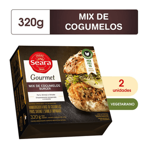 Mix Cogumelos Burger Seara Gourmet 320g