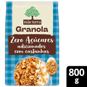 Granola Mãe Terra Tradicional Zero Açúcares 800g