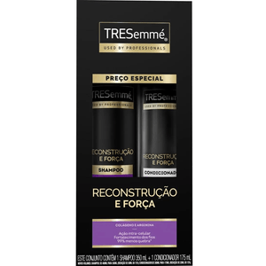 Kit Shampoo 350ml + Condicionador 175ml Tresemme Reconstrução E Força