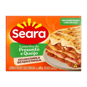 Lasanha De Presunto E Queijo Seara 600g