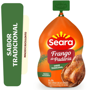 FRANGO TEMPERADO CONGELADO SEARA PADARIA KG