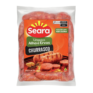 Linguiça Alho E Ervas Seara 600g