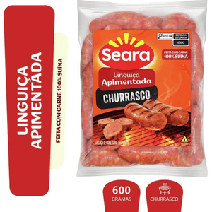 Linguiça Apimentada Seara 600g