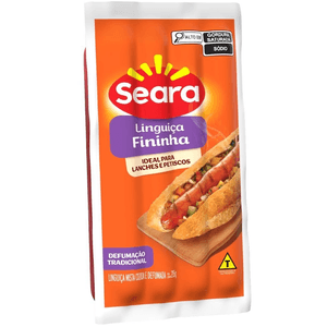 Linguiça Defumada Fininha Seara 215g