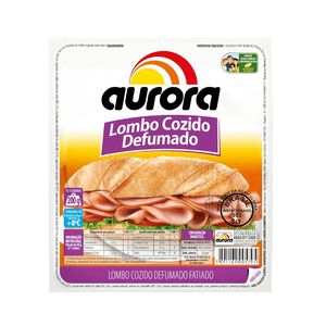 Lombo  Aurora 180g Cozido Defumado