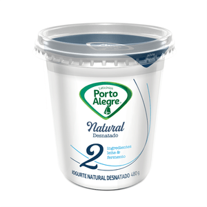 Iogurte Natural Desnatado 480g Porto Alegre