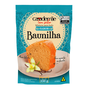 Mistura Para Bolo Casa De Mae 350g Baunilha