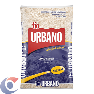 Arroz Branco Tio Urbano Tipo 1 Pacote 1kg