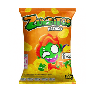 Salgadinhos Zumbitos Cheddar/Bacon 100g
