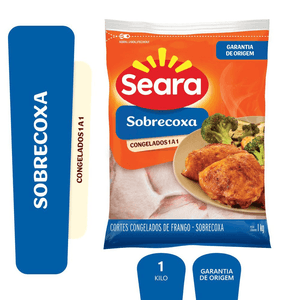 Sobrecoxa De Frango Congelada Seara 1kg