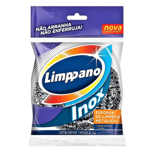 Esponja De Aço Inox Limppano Unidade