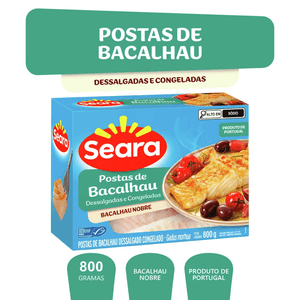 Postas De Bacalhau Seara Pescados 800g