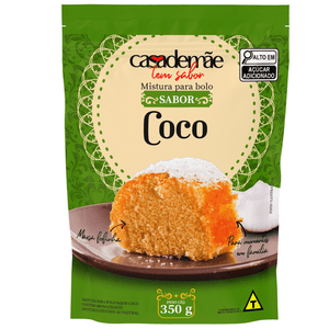 Mistura Para Bolo Casa De Mãe 350g Coco