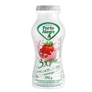 Iogurte Triplo Zero Porto Alegre Morango 170g