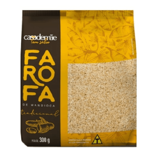 Farofa De Mandioca Tradicional Casa De Mãe 300g