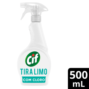 Desinfetante De Banheiro Especialista Cif Tira Limo Com Cloro 500 Ml 35% Grátis