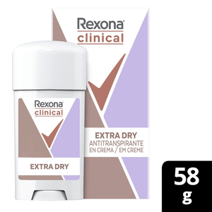 Antitranspirante Extra Dry Rexona Clinical 58g