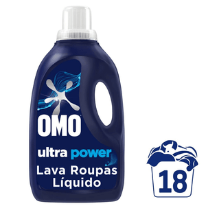 Lava-Roupas Líquido Omo 1,8l Ultra Power