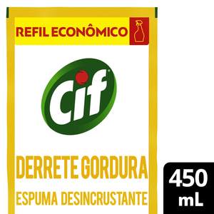 Desengordurante Derrete Gordura Refil Cif 450ml