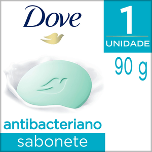 Sabonete Em Barra Dove Cuida & Protege Antibacteriano 90g